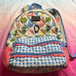 Matilda Jane girls backpack (colorful apples)